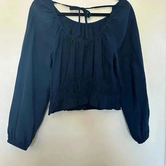Madewell Georgia Tie Back Top - Picture 6 of 9